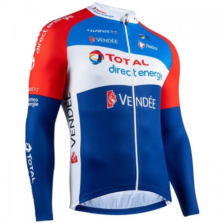 Radtrikot 2020 Total Direct Energie Langarm N001